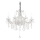 Ideal Lux - Lysekrone i krystal m. kædeophæng NAPOLEON 8xE14/40W/230V diameter 67 cm krom