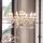 Ideal Lux - Lysekrone i krystal m. kædeophæng NEGRESCO 10xE14/28W/230V diameter 85 cm guldfarvet