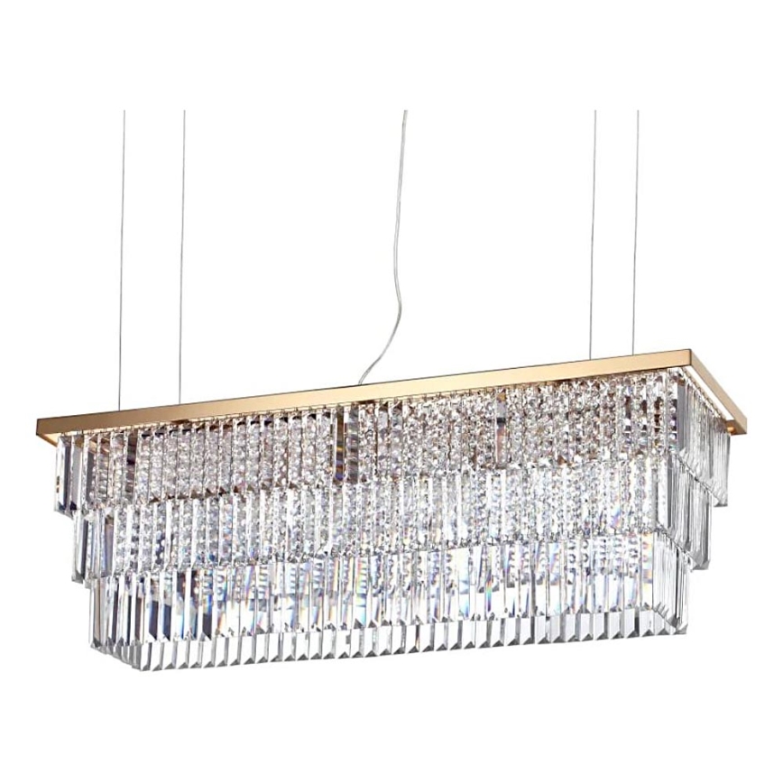 Ideal Lux - Lysekrone i krystal MARTINEZ 8xE14/40W/230V