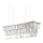 Ideal Lux - Lysekrone i krystal MARTINEZ 8xE14/40W/230V skinnende krom