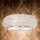 Ideal Lux - Lysekrone i krystal PASHA 6xE14/40W/230V diameter 40 cm skinnende krom