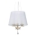 Ideal Lux - Lysekrone i krystal PEGASO 3xE14/28W/230V diameter 40 cm guldfarvet