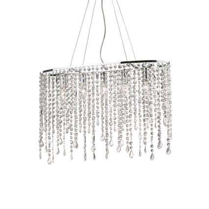 Ideal Lux - Lysekrone i krystal RAIN 5xE14/40W/230V transparent