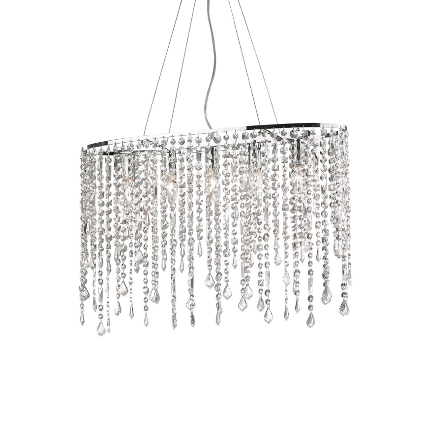 Ideal Lux - Lysekrone i krystal RAIN 5xE14/40W/230V transparent