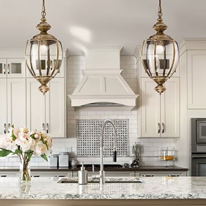 Ideal Lux - Lysekrone på kæde 1xE27/60W/230V Ø 25 cm bronzefarvet