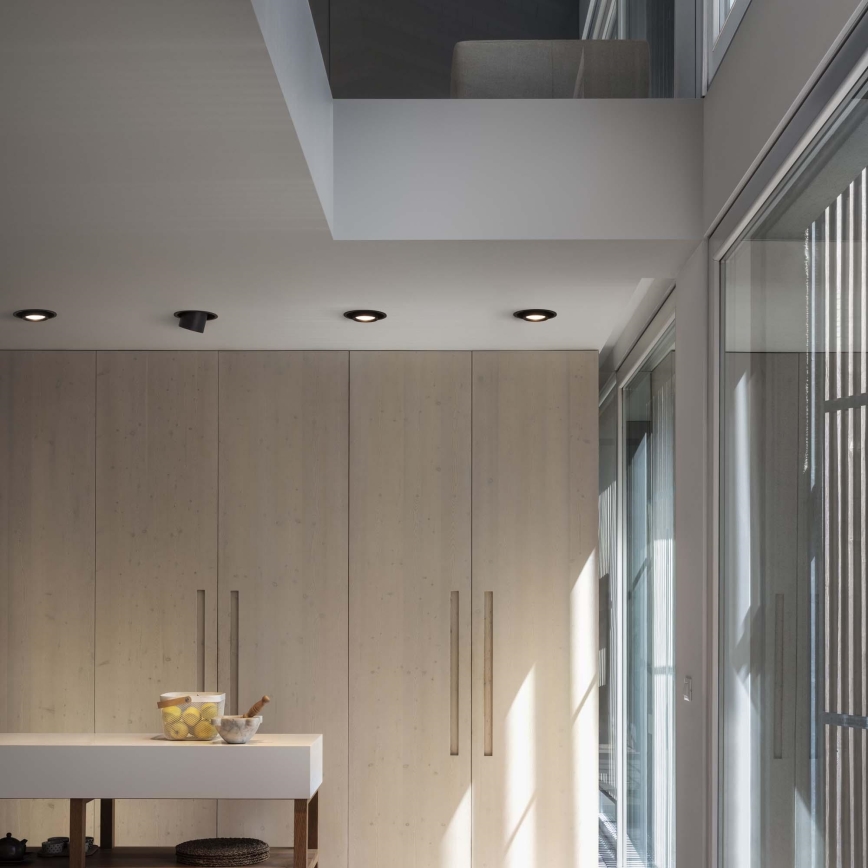 Ideal Lux - LED indbygningsspot NOVA LED/30W/230V 3000K CRI 90 Ø 15,4 cm sort