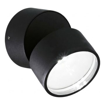 Ideal Lux - OMEGA LED udendørs væglampe LED/7W/230V CRI 90 IP54 sort