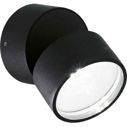 Ideal Lux - OMEGA LED udendørs væglampe LED/7W/230V CRI 90 IP54 sort