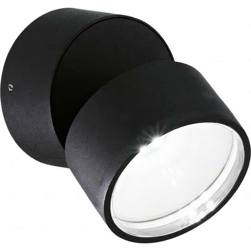 Ideal Lux - OMEGA LED udendørs væglampe LED/7W/230V CRI 90 IP54 sort