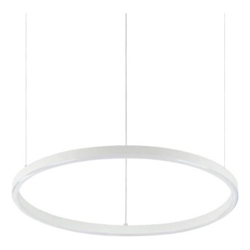 Ideal Lux - ORACLE SLIM LED, dæmpbar pendel på wire, 28 W, 230 V, 3000 K, CRI 90, Ø 50 cm, hvid