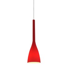Ideal Lux - Pendel 1xE14/40W/230V rød