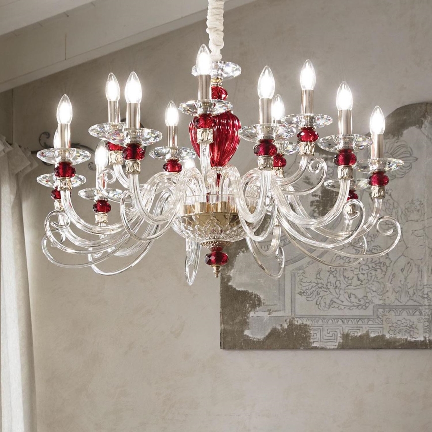 Ideal Lux - Pendel BARONET 15xE14/40W/230V