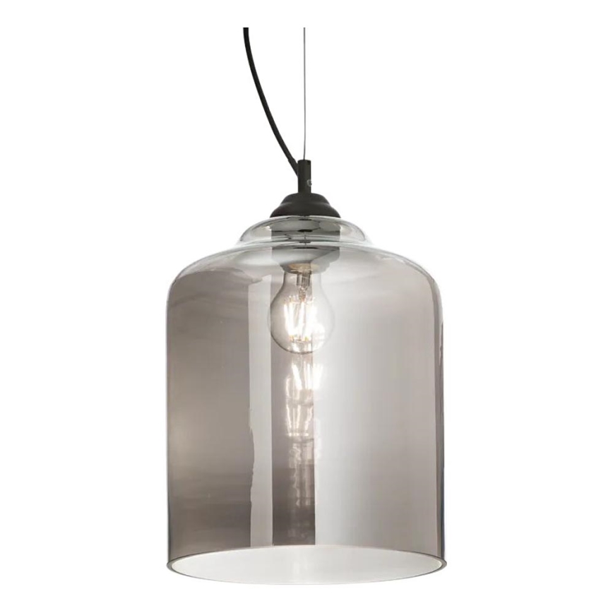 Ideal Lux - Pendel BISTRO 1xE27/60W/230V diameter 24 cm røget