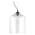 Ideal Lux - Pendel BISTRO 1xE27/60W/230V diameter 24 cm transparent