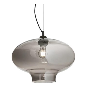 Ideal Lux - Pendel BISTRO 1xE27/60W/230V diameter 40 cm røget