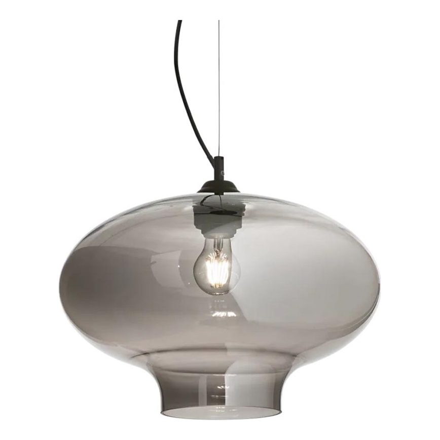 Ideal Lux - Pendel BISTRO 1xE27/60W/230V diameter 40 cm røget