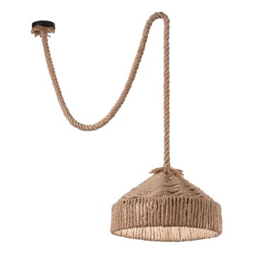 Ideal Lux - Pendel CANAPA 1xE27/15W/230V diameter 41 cm brun