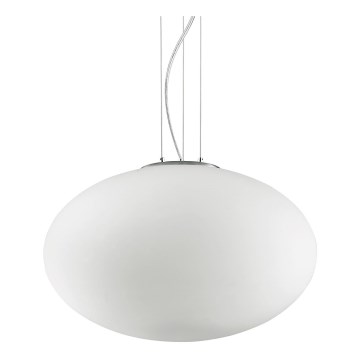 Ideal Lux - Pendel CANDY 1xE27/42W/230V diameter 40 cm hvid