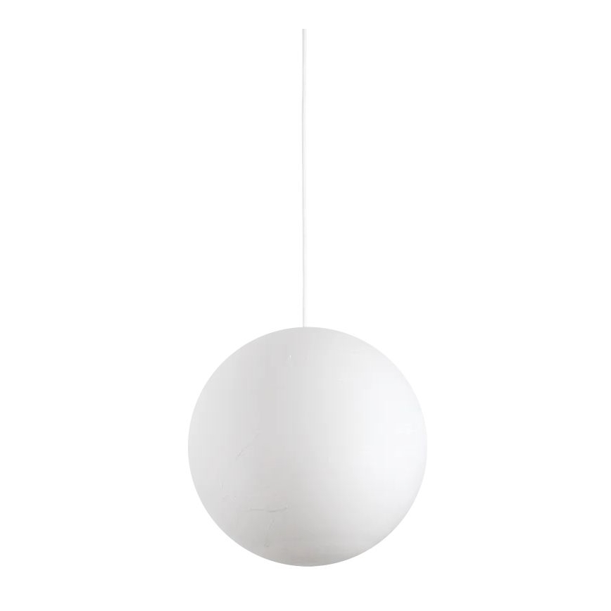 Ideal Lux - Pendel CARTA 1xE27/25W/230V diameter 40 cm hvid