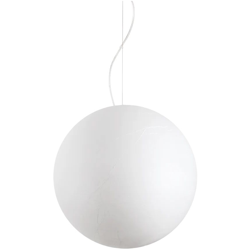 Ideal Lux - Pendel CARTA 1xE27/25W/230V diameter 50 cm hvid