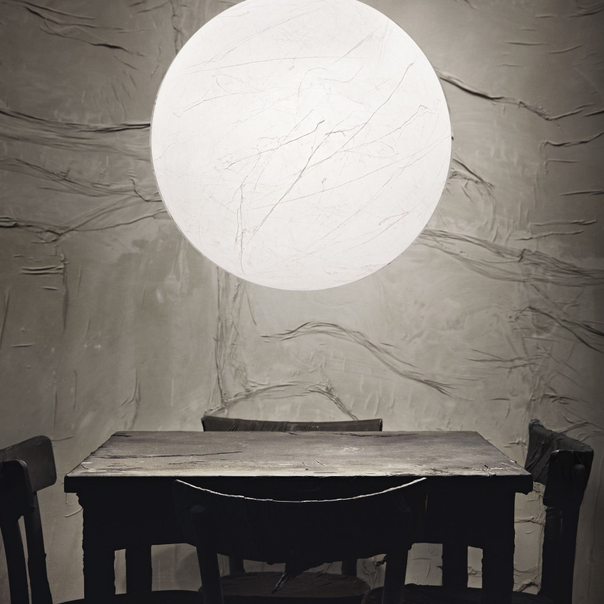 Ideal Lux - Pendel CARTA 1xE27/60W/230V diameter 60 cm hvid