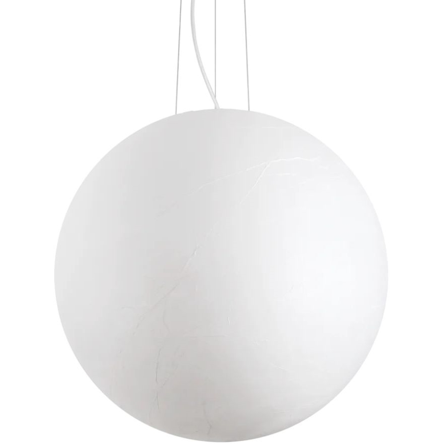Ideal Lux - Pendel CARTA 1xE27/60W/230V diameter 60 cm hvid