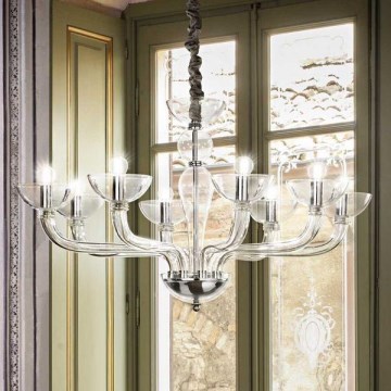 Ideal Lux – Pendel CASANOVA 8×E14/40W/230V
