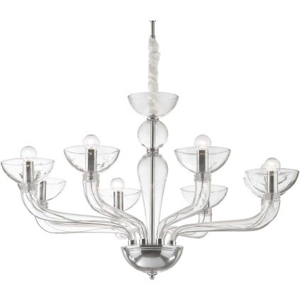 Ideal Lux – Pendel CASANOVA 8×E14/40W/230V