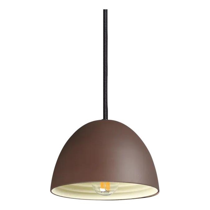 Ideal Lux - Pendel FOLK 1xE27/60W/230V diameter 18 cm brun
