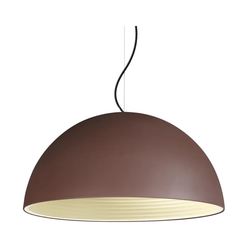 Ideal Lux - Pendel FOLK 1xE27/60W/230V diameter 50 cm brun