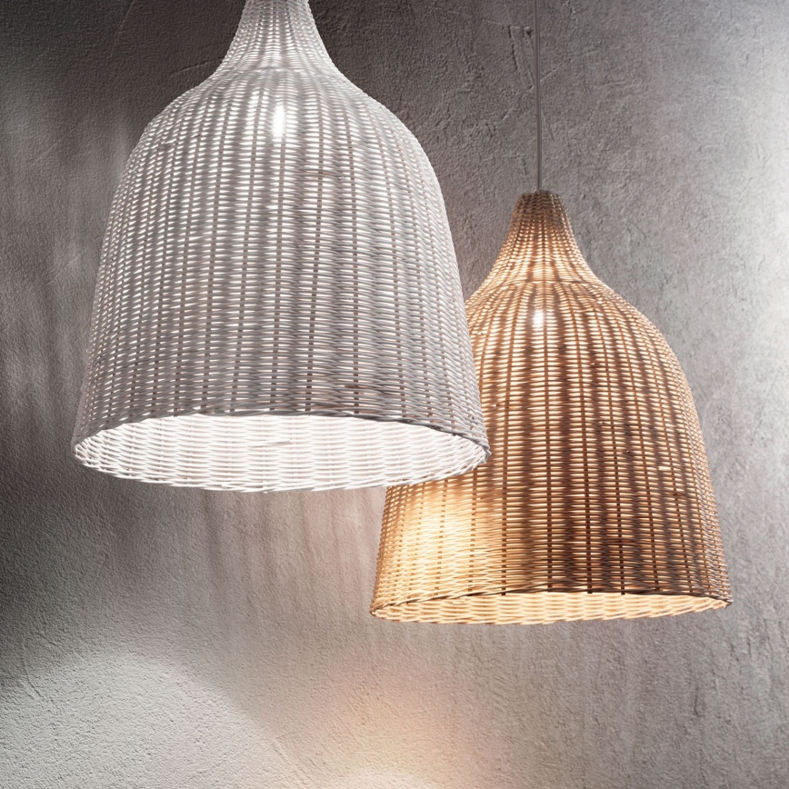 Ideal Lux - Pendel HAUNT 1xE27/60W/230V diameter 35 cm beige
