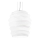 Ideal Lux - Pendel KARMA 1xE27/60W/230V diameter 38 cm hvid