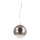 Ideal Lux - Pendel MAPA 1xE27/42W/230V diameter 20 cm grå/røget