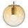 Ideal Lux - Pendel MAPA 1xE27/42W/230V diameter 20 cm guldfarvet/røget