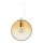 Ideal Lux - Pendel MAPA 1xE27/42W/230V diameter 30 cm guldfarvet/røget