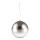 Ideal Lux - Pendel MAPA 1xE27/42W/230V diameter 40 cm grå/røget