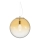 Ideal Lux - Pendel MAPA 1xE27/42W/230V diameter 40 cm guldfarvet/røget