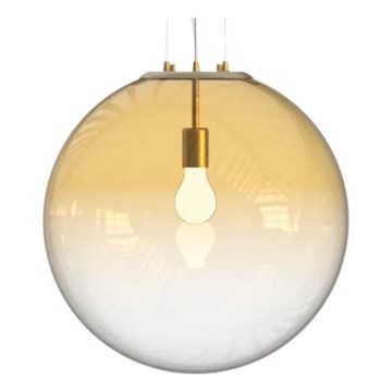 Ideal Lux - Pendel MAPA 1xE27/42W/230V diameter 50 cm guldfarvet/røget