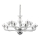 Ideal Lux - Pendel med kædeophæng CASANOVA 16xE14/40W/230V diameter 120 cm transparent