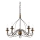 Ideal Lux - Pendel med kædeophæng CORTE 5xE14/40W/230V diameter 54 cm kobber