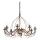 Ideal Lux - Pendel med kædeophæng CORTE 8xE14/40W/230V diameter 80 cm kobber