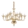 Ideal Lux - Pendel med kædeophæng DANIELI 12xE14/40W/230V diameter 94 cm messing