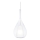 Ideal Lux - Pendel med wire KALIQUE 1xE27/42W/230V Ø 18 cm i klart glas