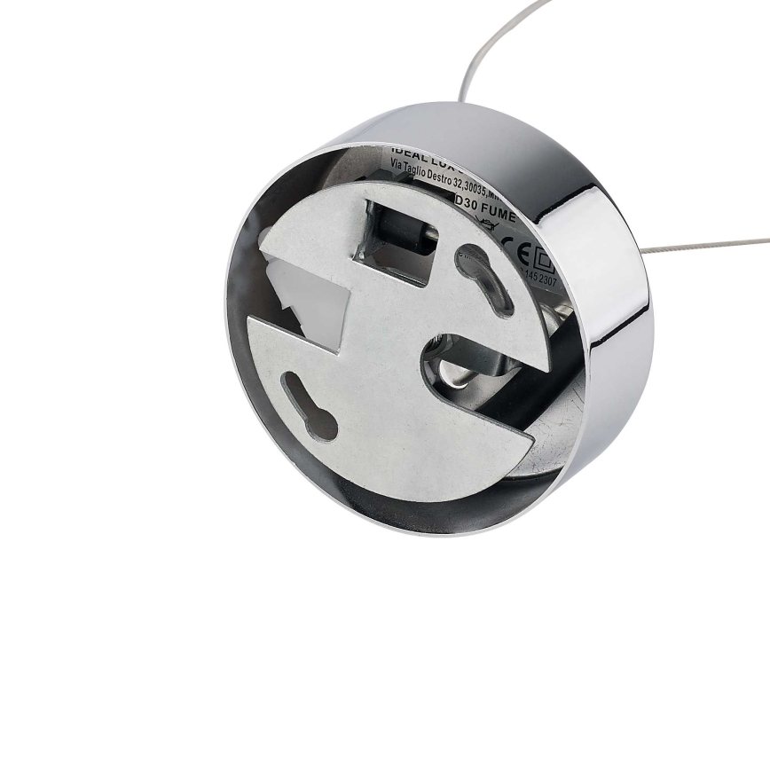 Ideal Lux - Pendel NEMO 1xE27/42W/230V diameter 30 cm røget