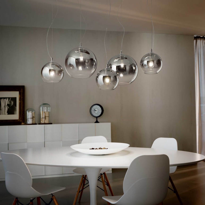 Ideal Lux - Pendel NEMO PLUS 5xE27/42W/230V røget