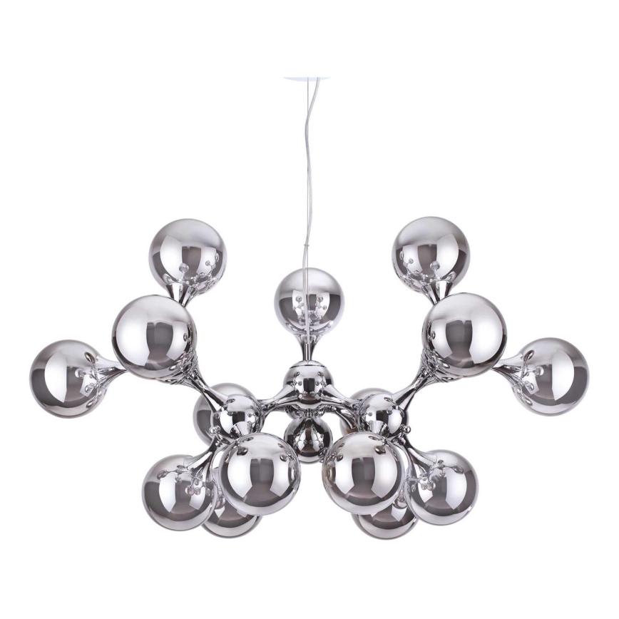 Ideal Lux - Pendel NODI 15xE14/28W/230V skinnende krom