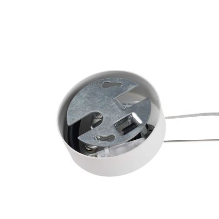 Ideal Lux - Pendel på kabel MAPA 1xE27/42W/230V Ø 30 cm hvid