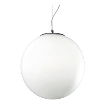 Ideal Lux - Pendel på kabel MAPA 1xE27/42W/230V Ø 40 cm hvid