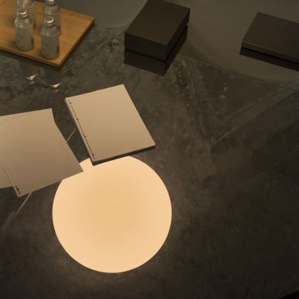 Ideal Lux - Pendel på kabel MAPA 1xE27/42W/230V Ø 40 cm hvid