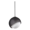 Ideal Lux - Pendel på ledning BLOOM 1xE27/42W/230V Ø 22 cm sort